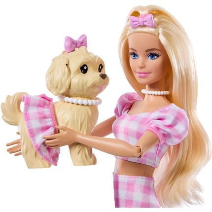 Barbie lutka stil za dvoje s psićem i dodacima