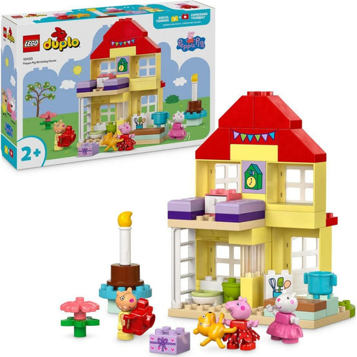 LEGO® DUPLO® 10433 Peppa Praščić i rođendanska kuća