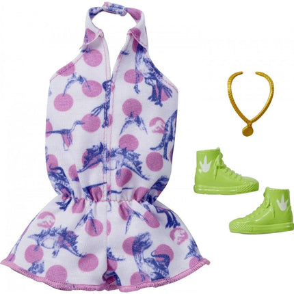 Barbie odjevni komplet 30 cm s dodacima u praktičnom pakiranju Jurassic World GRD45