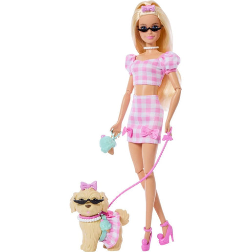 Barbie lutka stil za dvoje s psićem i dodacima