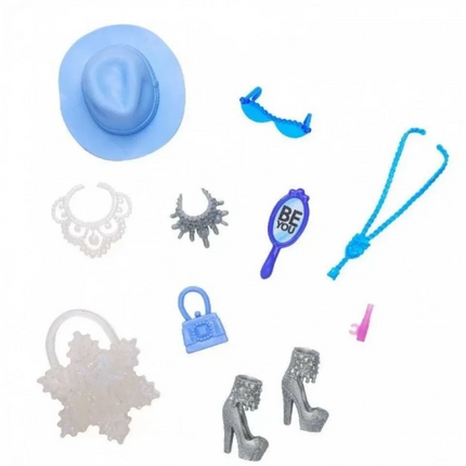 Barbie Odjevni komplet s dodacima u praktičnom pakiranju