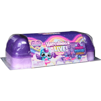 Hatchimals karton životinjica neonska duga