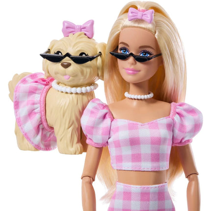 Barbie lutka stil za dvoje s psićem i dodacima